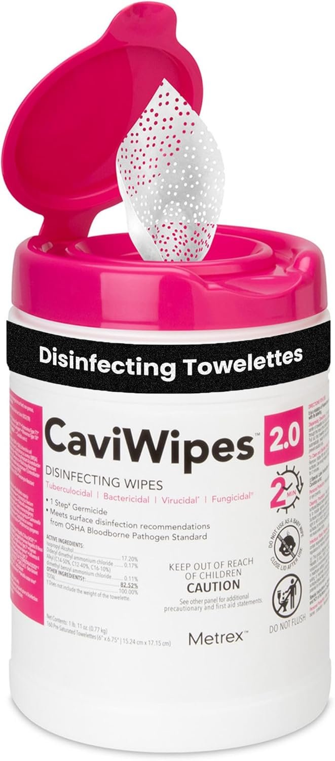 Ready-to-Use Towelettes for Fast Sanitation, 160-Count Canister, Pack of 12 Units